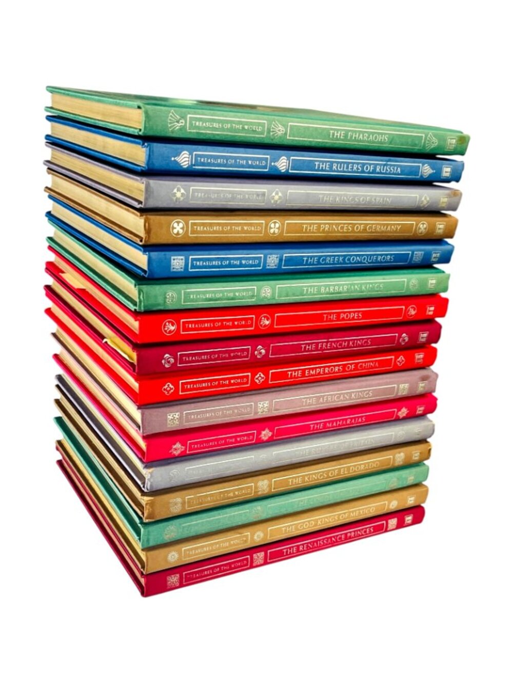 Treasures Of The World (Stonehenge Press) Complete Set - ALL 16 - EX Condition - Picture 3 of 9